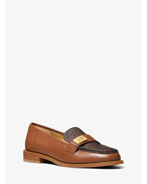 leder locher michael kors|Padma Leather Loafer .